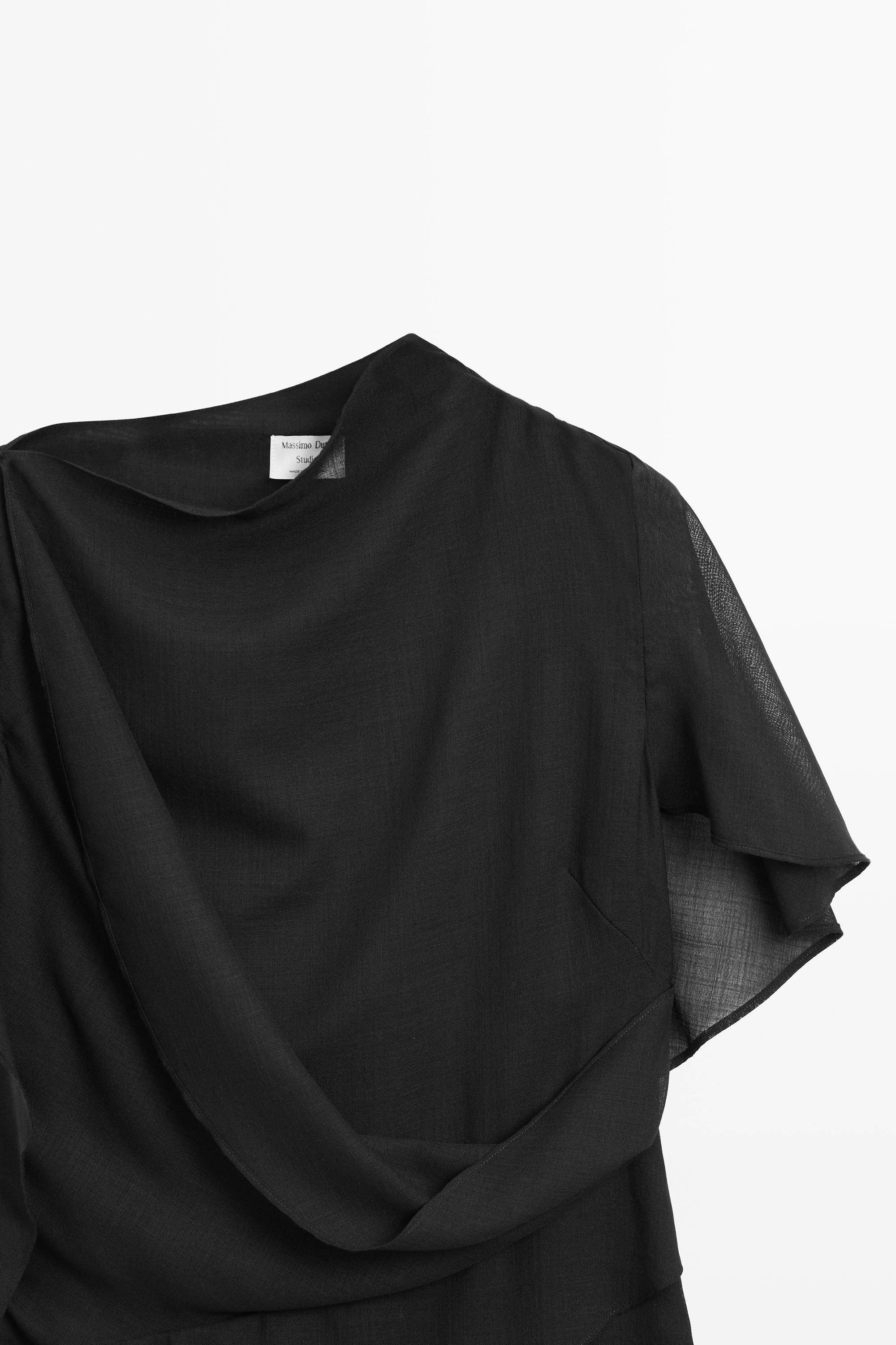 Midi dress with hood detail - STUDIO