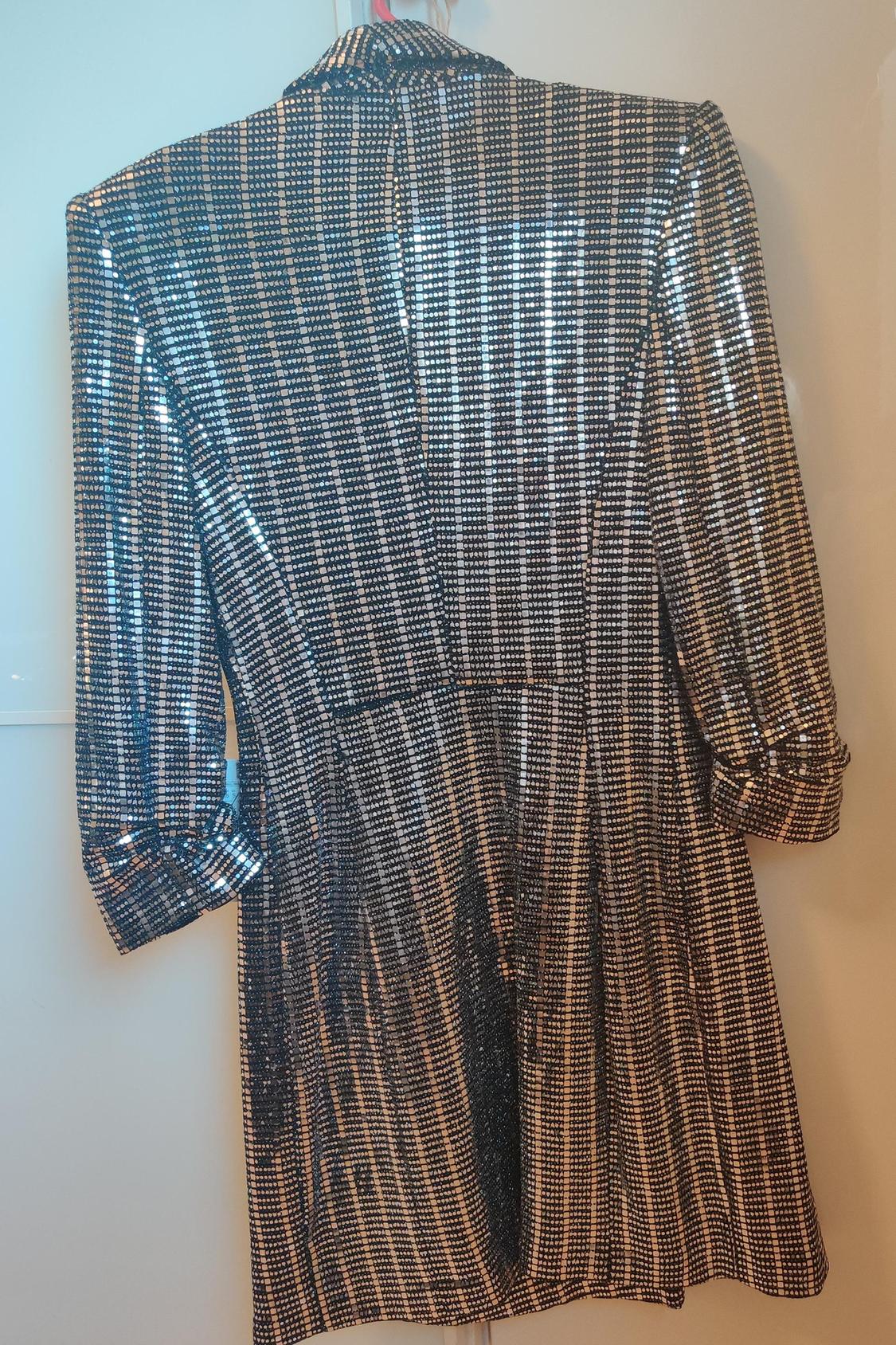METALLIC BLAZER DRESS - Image 3