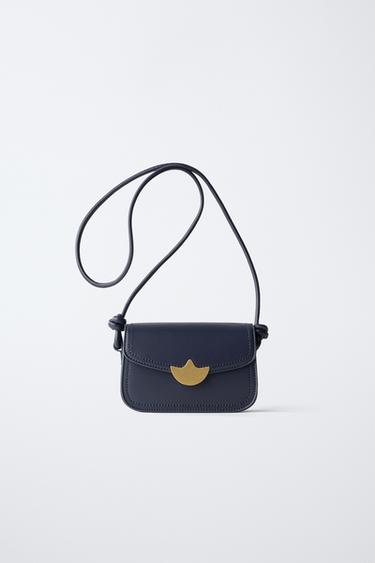 CROSSBODY BAG WITH DETAIL - Blue by Zara