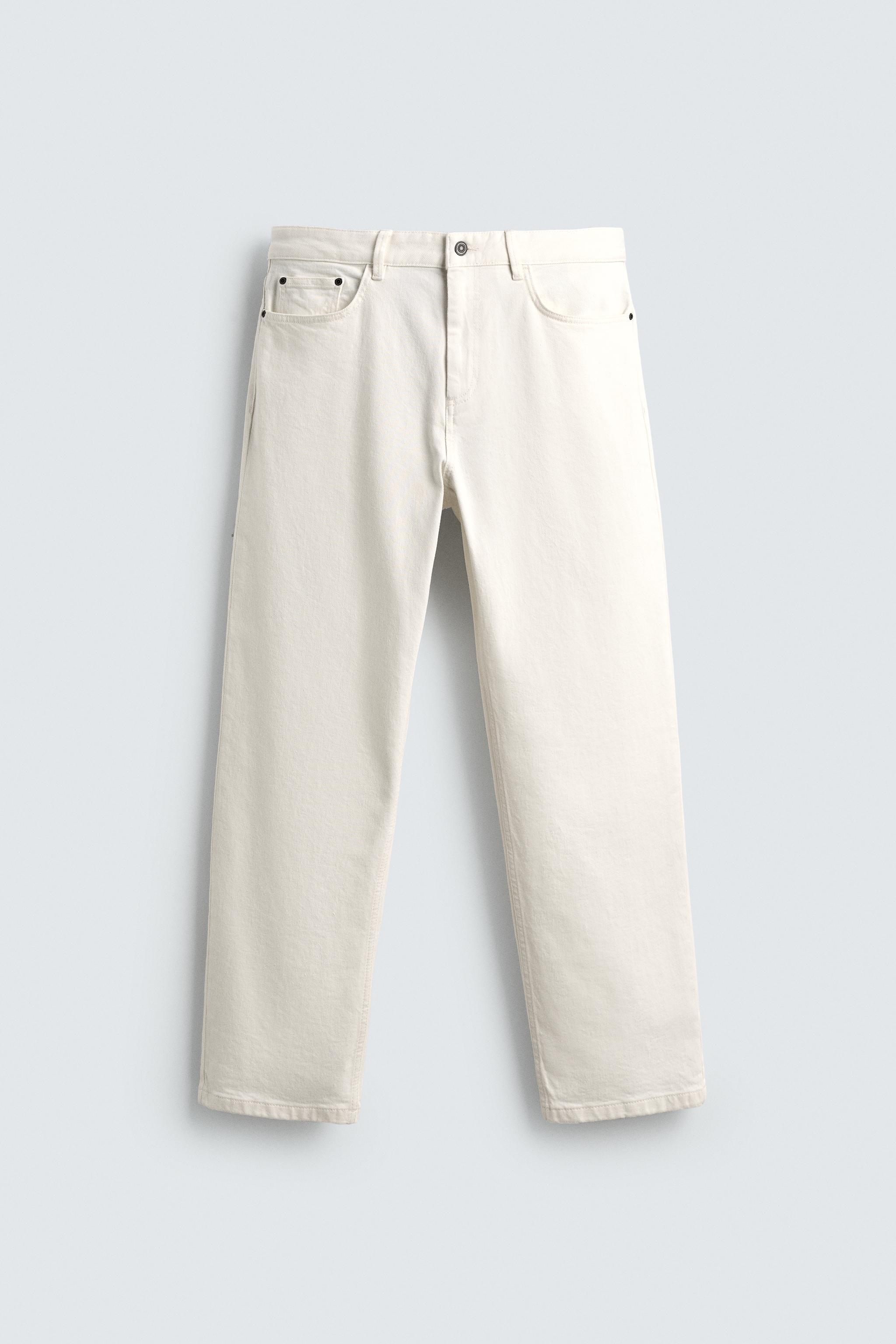 LOW-RISE STRAIGHT FIT PANTS