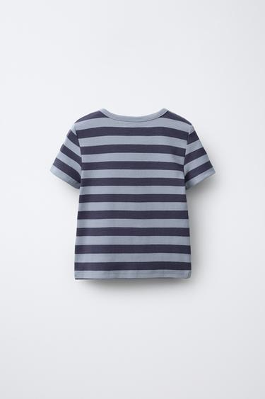 STRIPED SEQUINNED STAR T-SHIRT - striped by Zara - Image 1