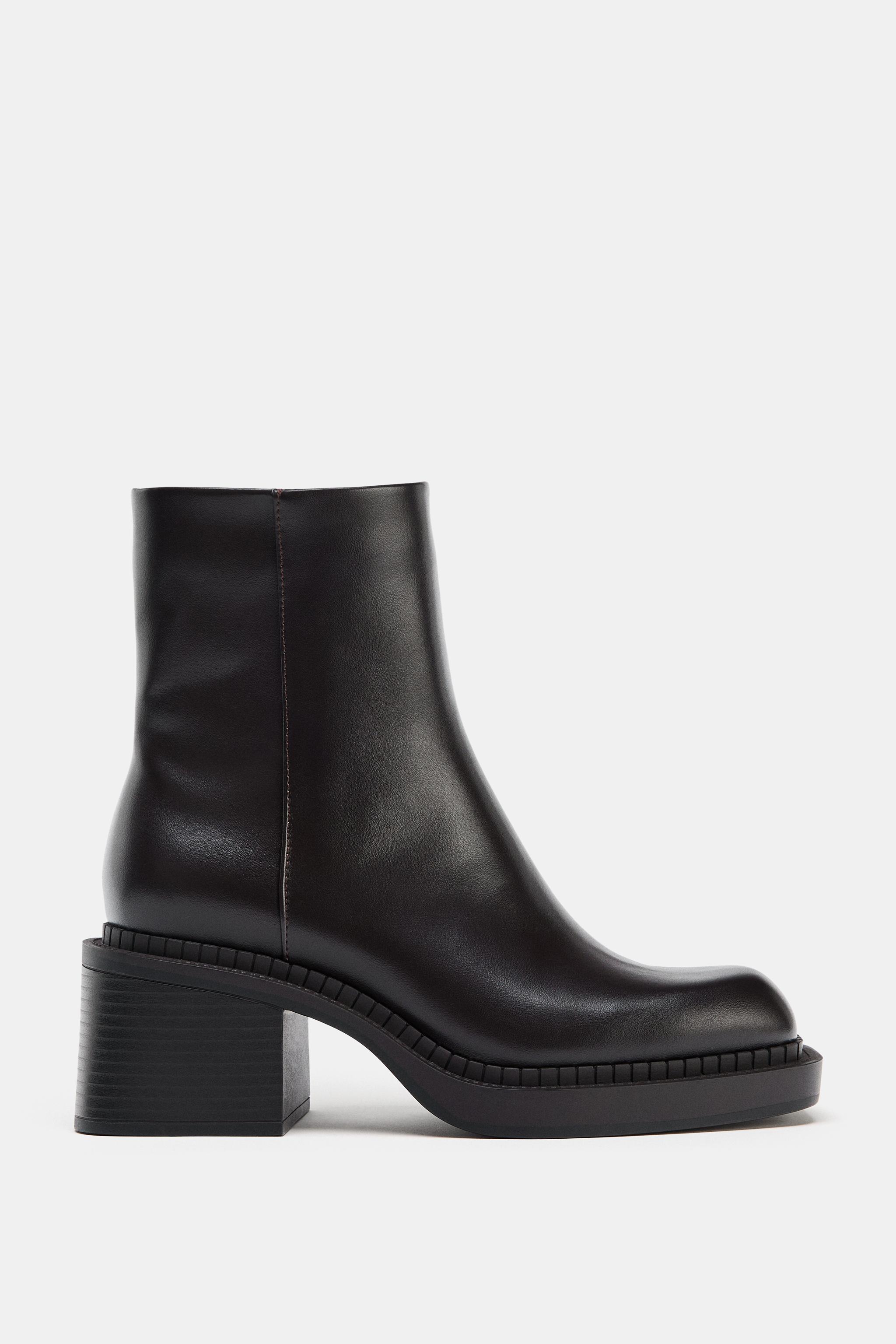BLOCK HEEL ANKLE BOOTS