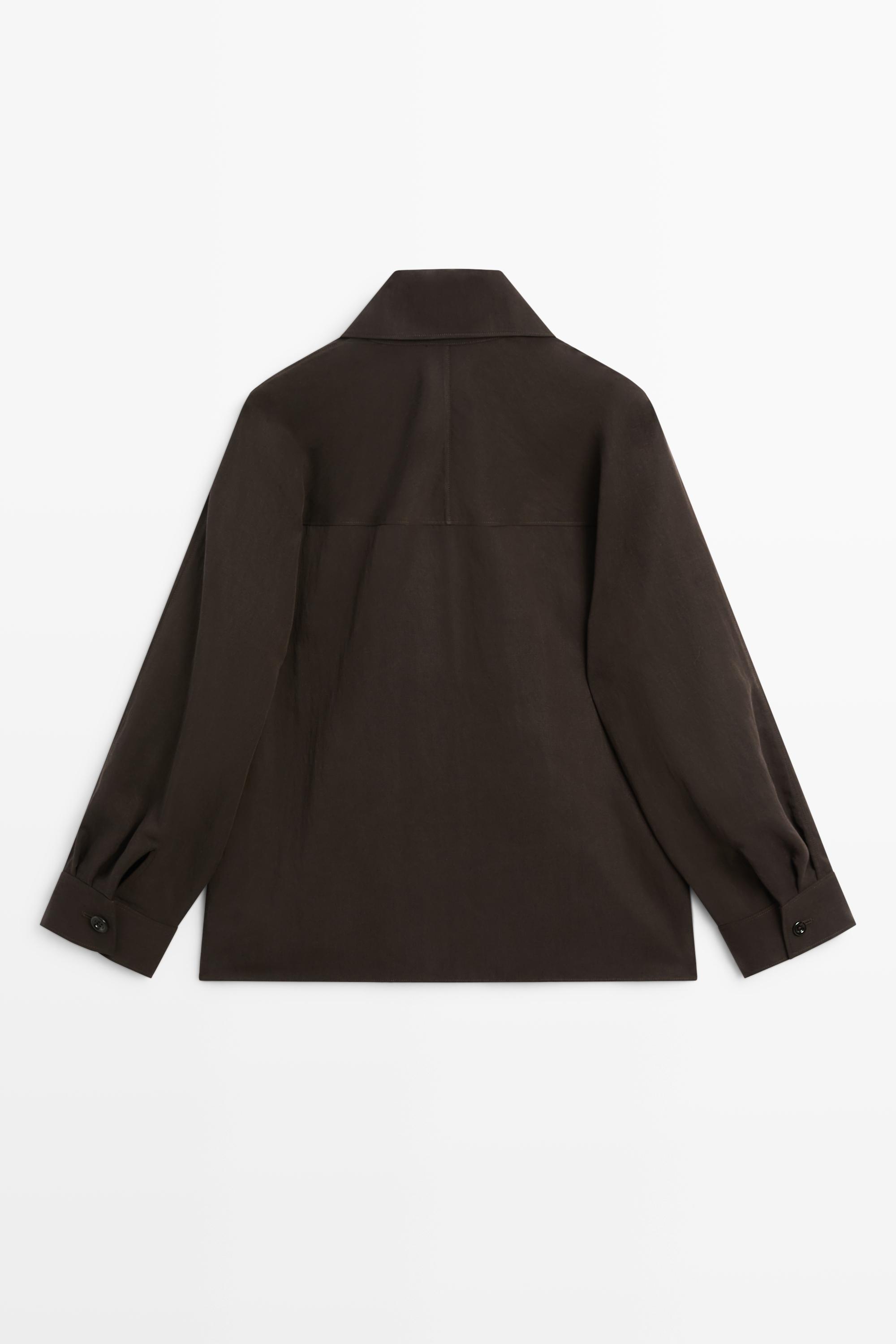 Double-breasted detail shirt