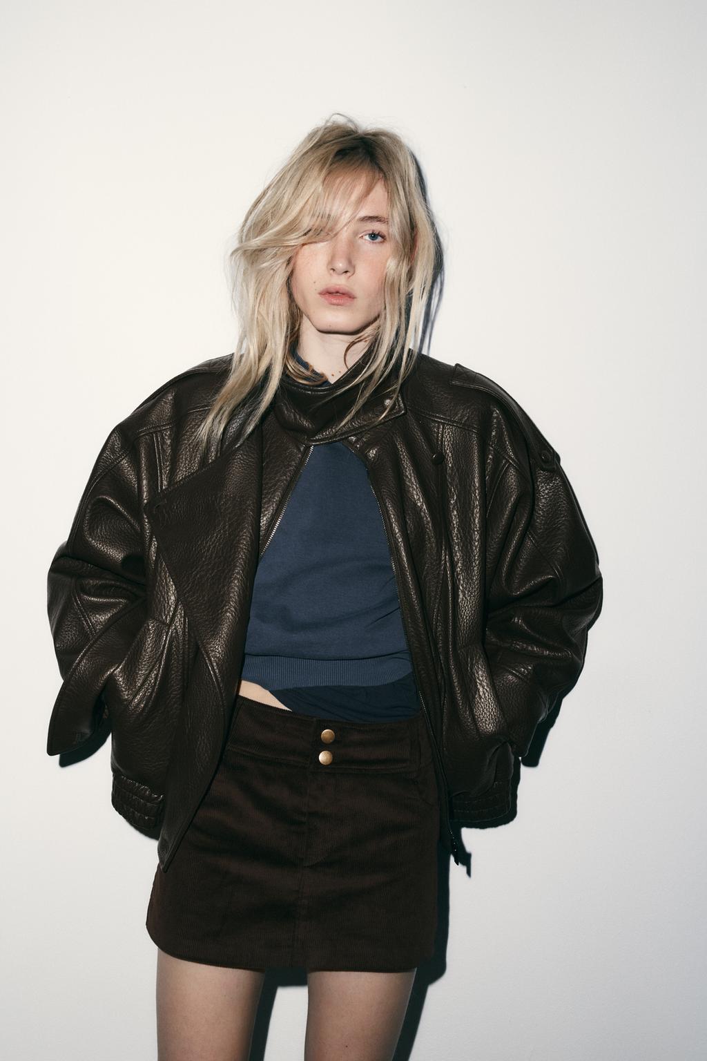 CORDUROY MINI SKIRT - image 2