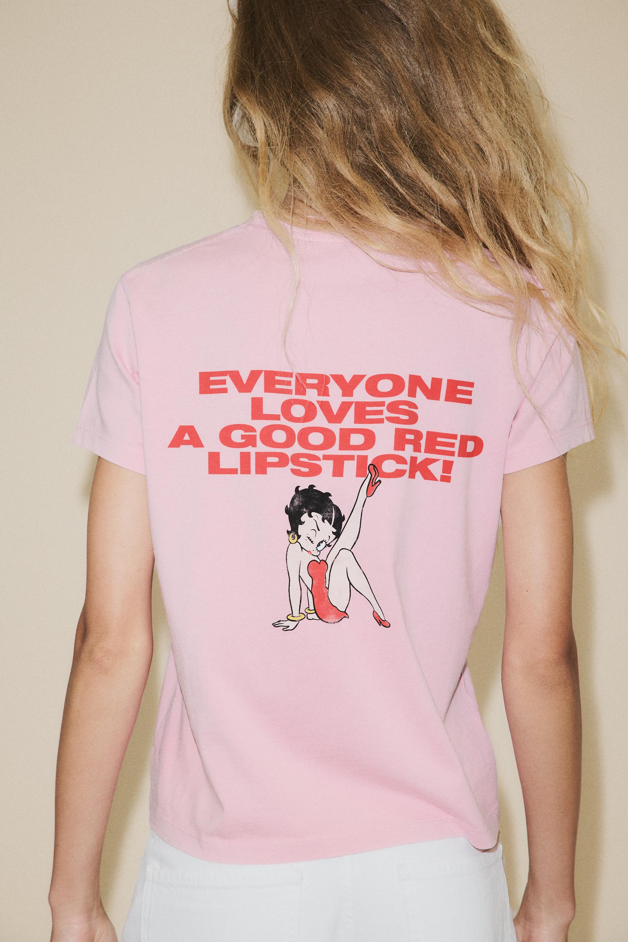 T-SHIRT BETTY BOOP®  EFFET DÉLAVÉ