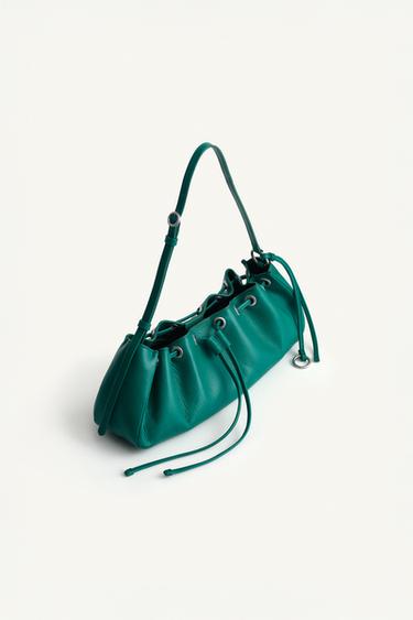 Zara LTHR SHLDR BG 16 - Green