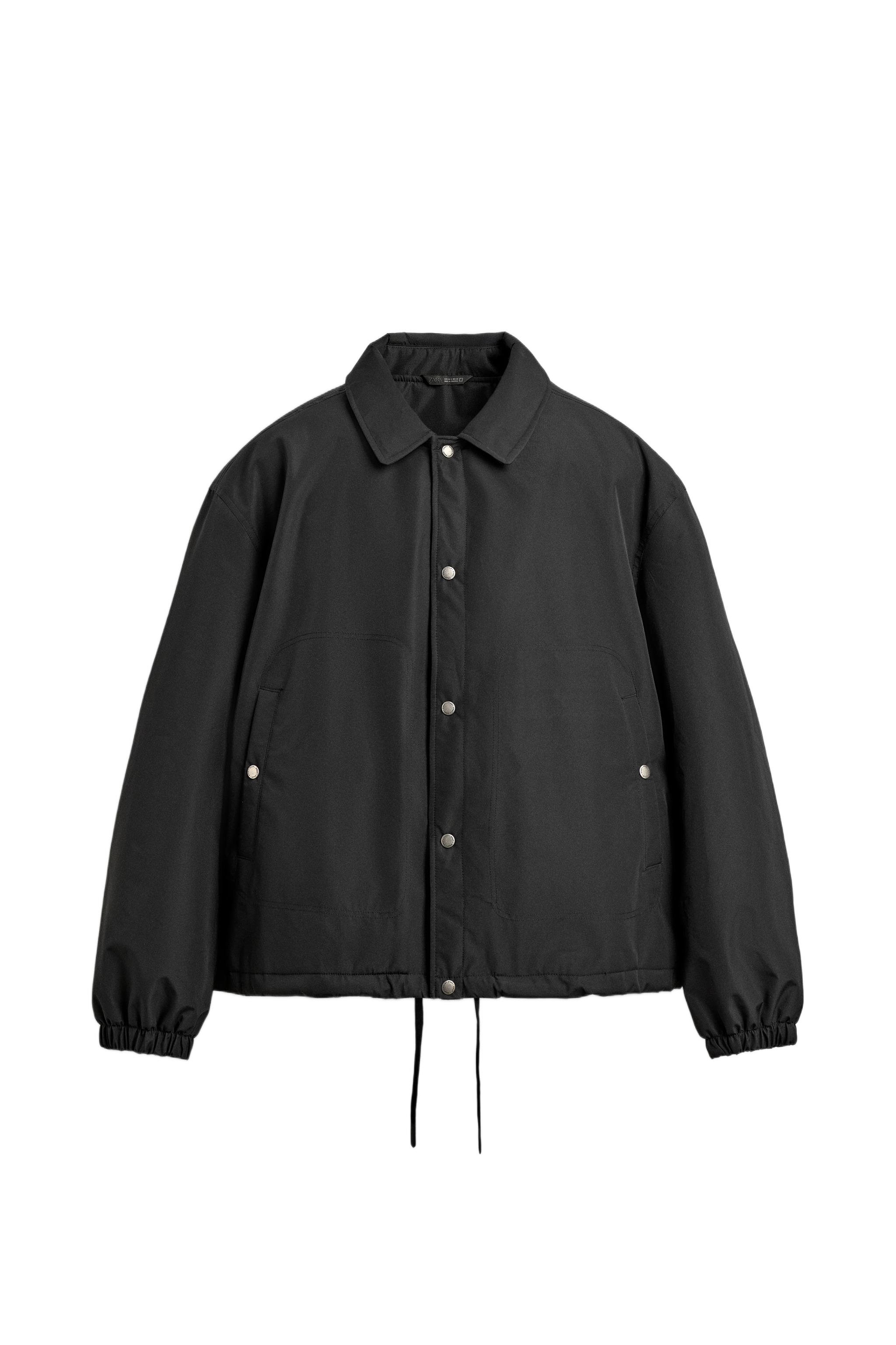 テクニカルキルティングジャケット - ブラック | ZARA Japan / 日本