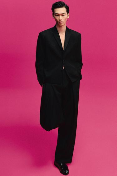 TEXTURED BLAZER - Black by Zara