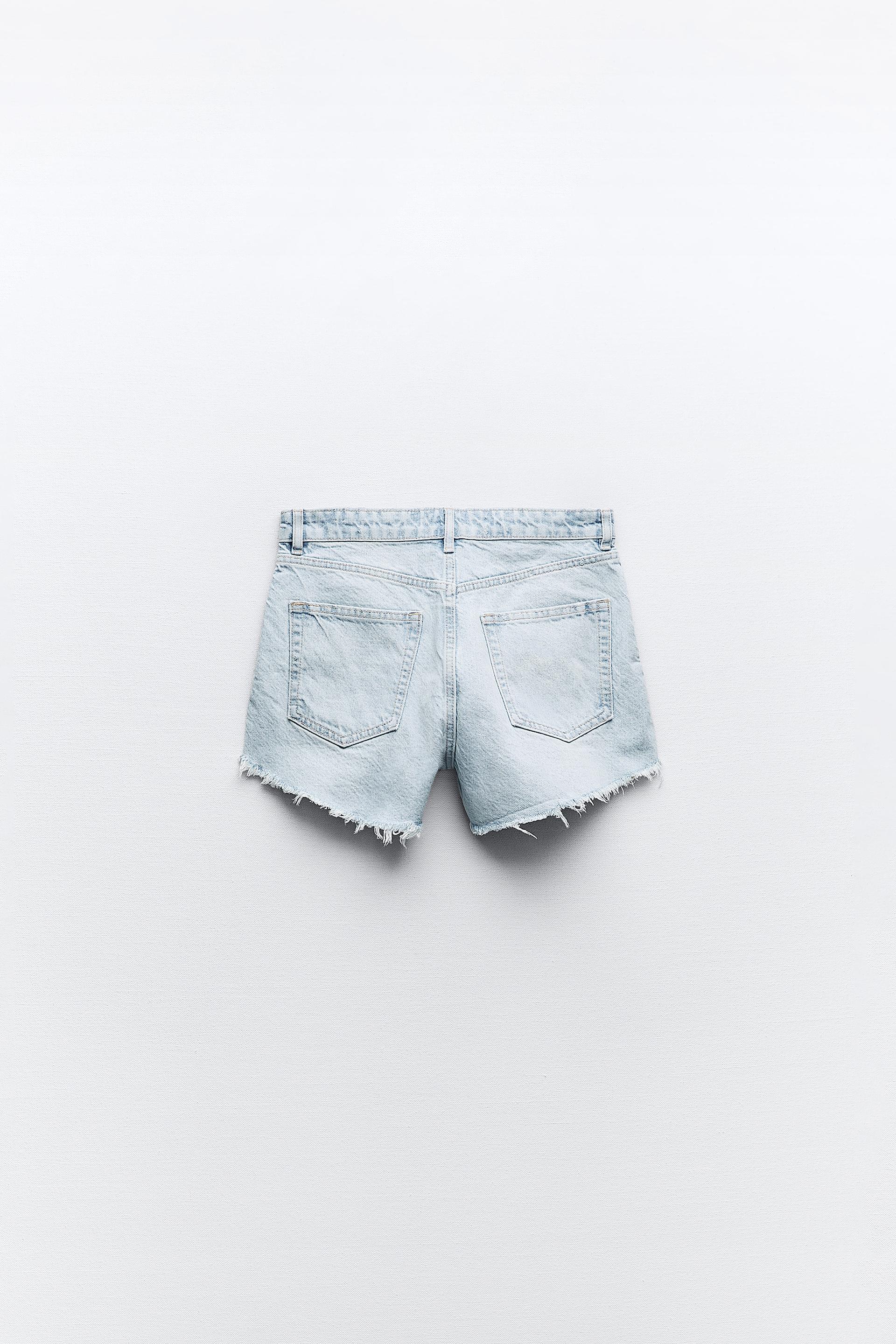 Garimpário Brechó Online - Shorts Jeans Cintura Alta Zara