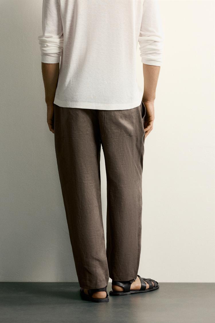 PANTALÓN RELAXED FIT 100% LINO 3