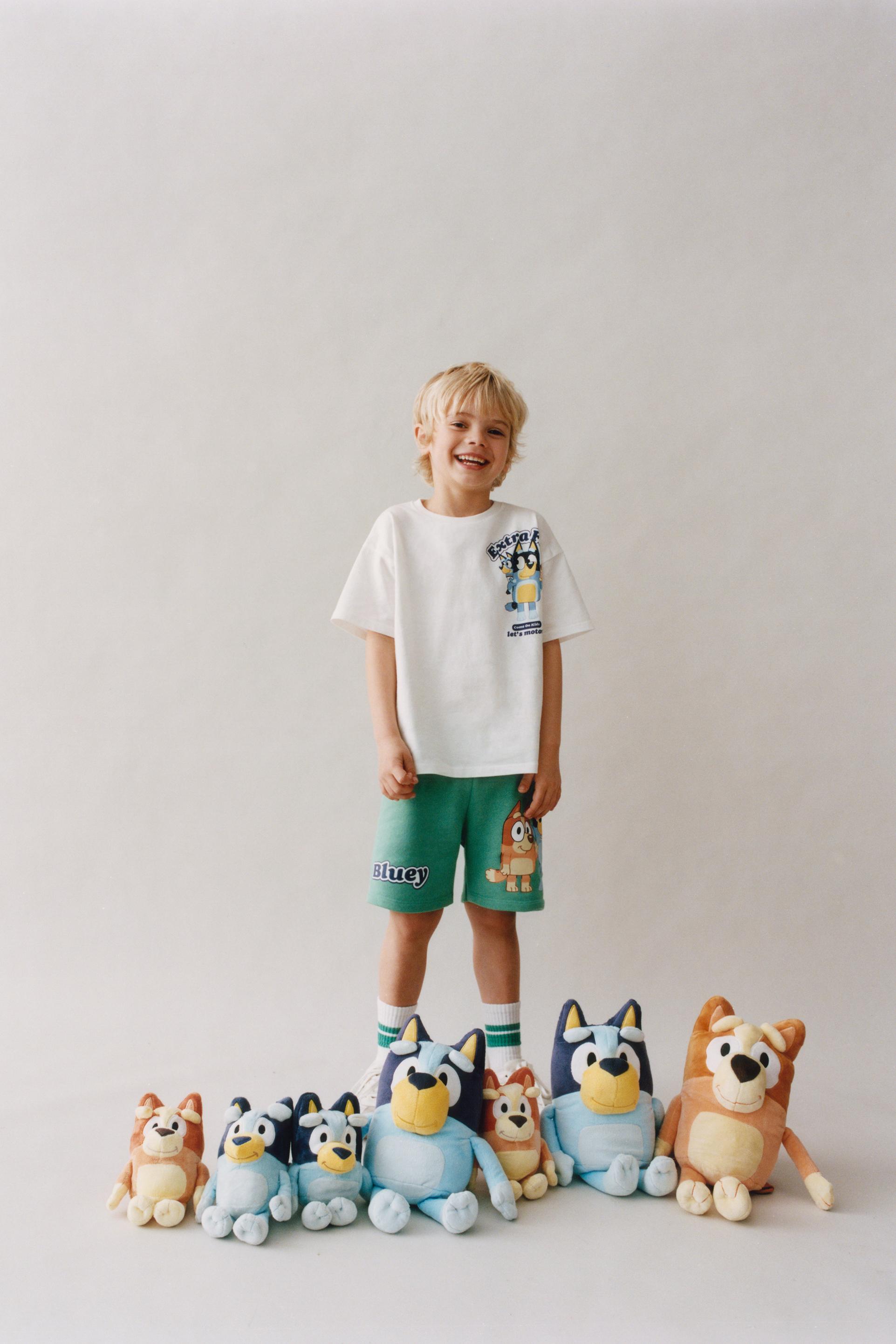 BLUEY © LUDO STUDIO PRINT T-SHIRT - Oyster-white | ZARA BLUEY © LUDO STUDIO PRINT T-SHIRT - Oyster-white | ZARA