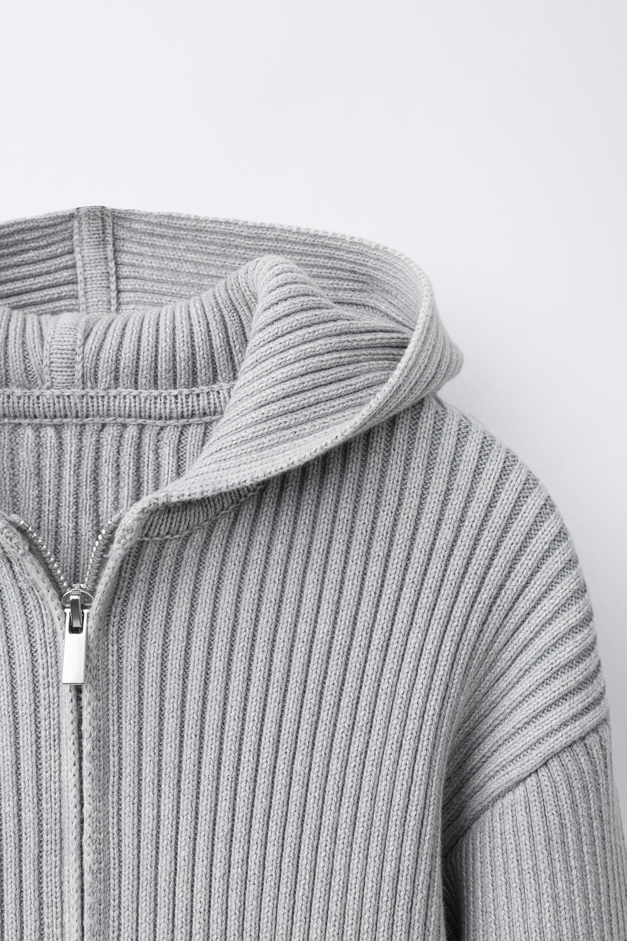 GILET EN MAILLE ZIPPÉ