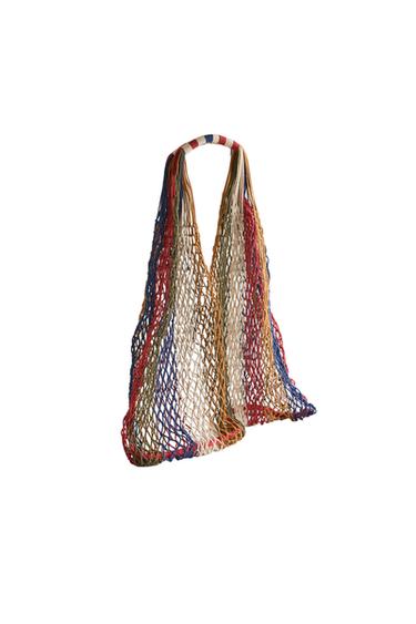 SAC CABAS FILET - Multicolore de Zara