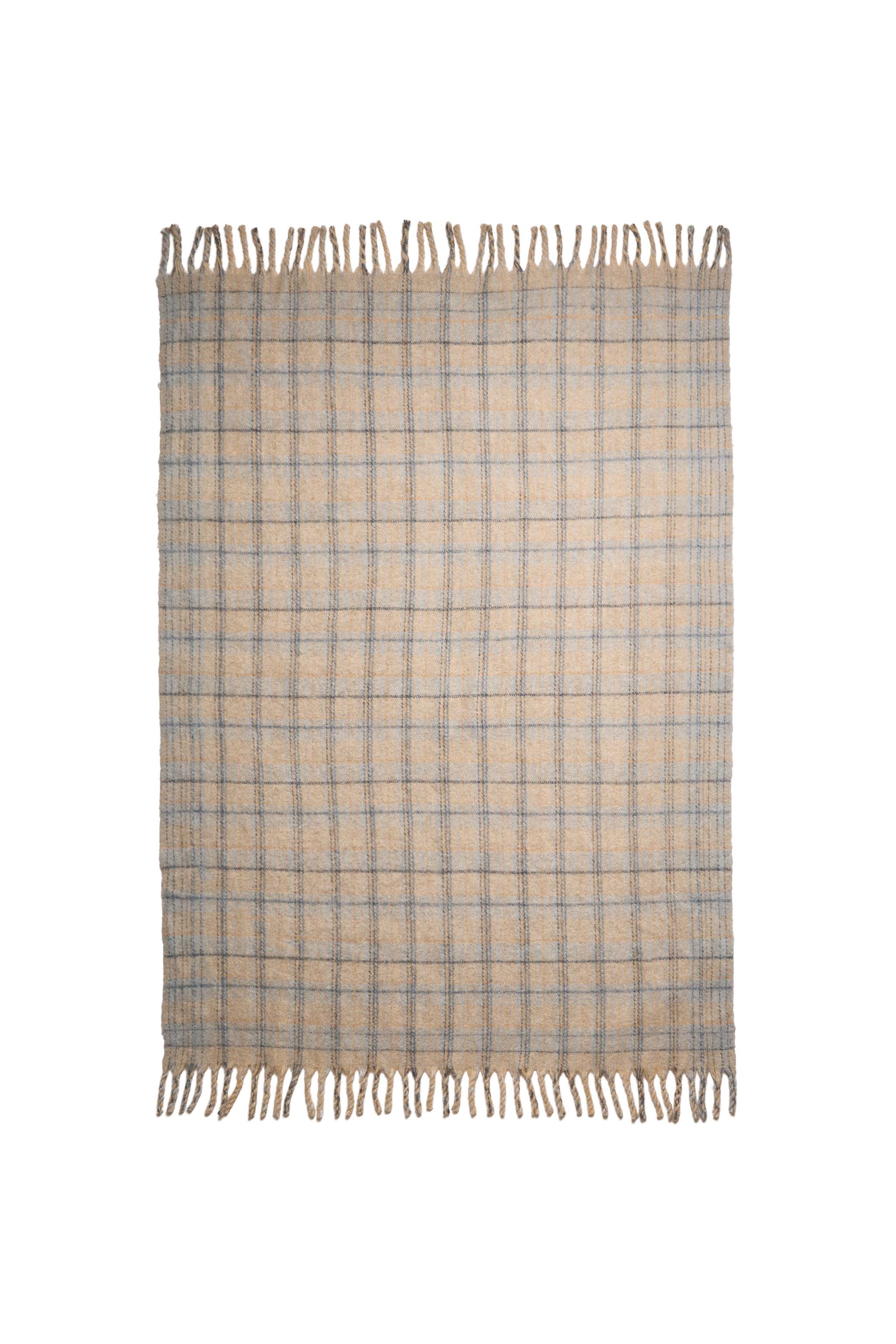 チェックブランケット - グレー | ZARA Japan / 日本