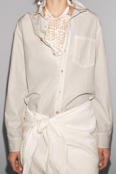 CAMISA BOLSILLO ZW COLLECTION - Piedra de Zara