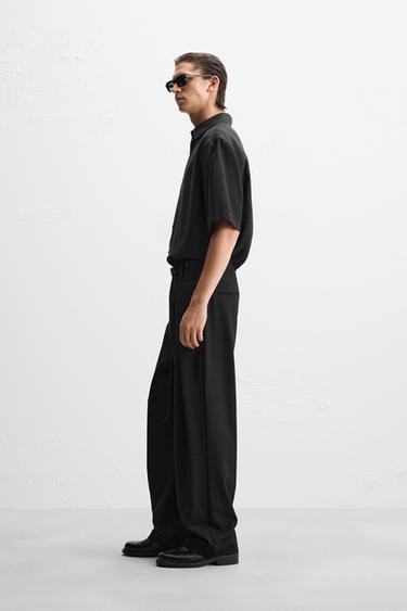 CHEMISE FLUIDE - Noir de Zara - Image 3