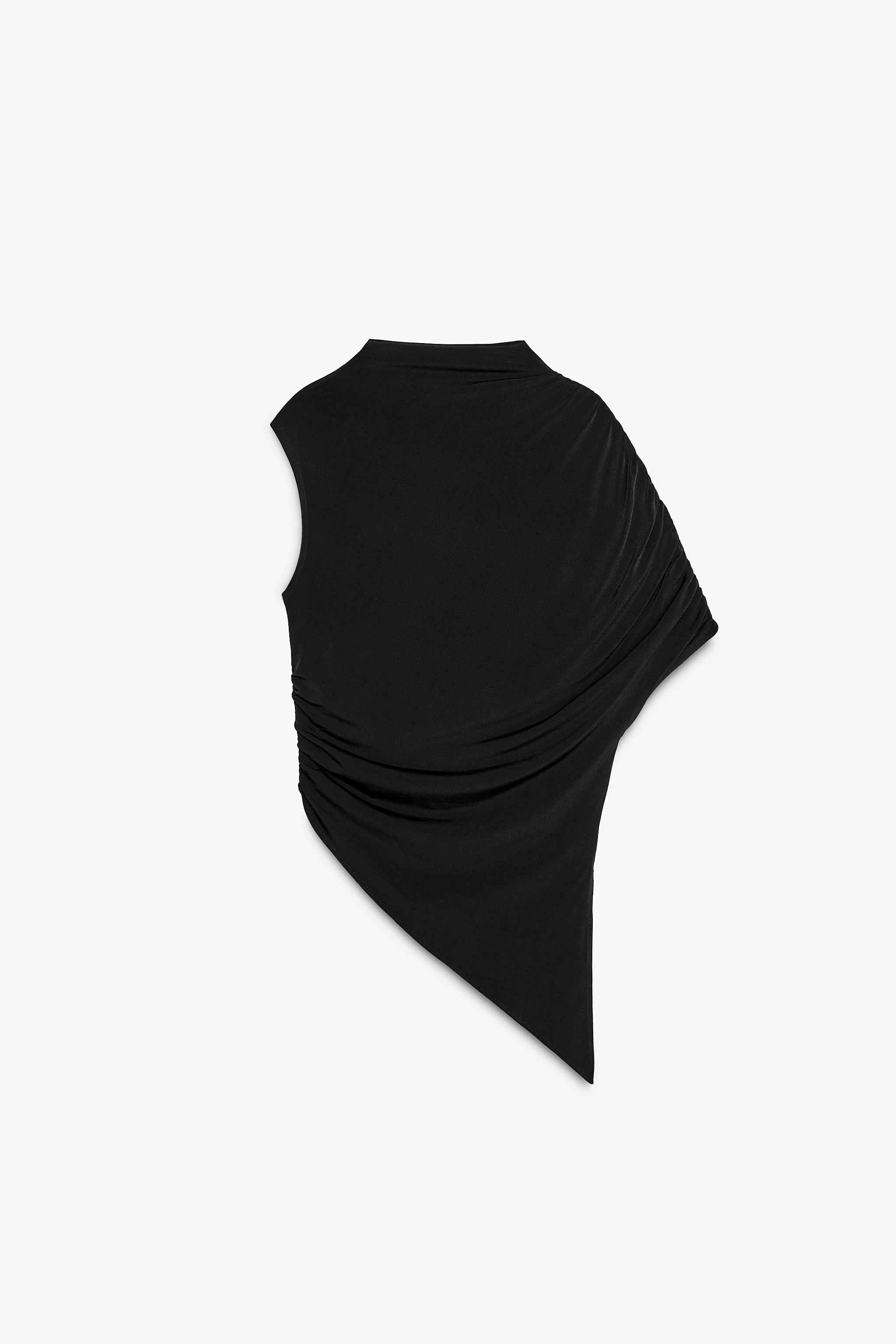 アシンメトリートップス - ブラック | ZARA Japan / 日本