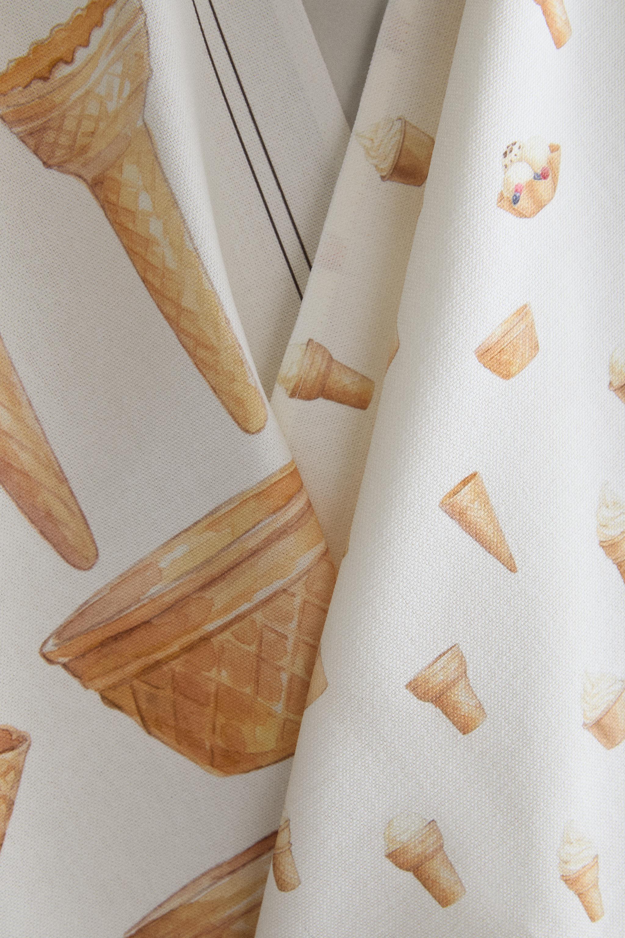 LOT DE 2 TORCHONS GLACES