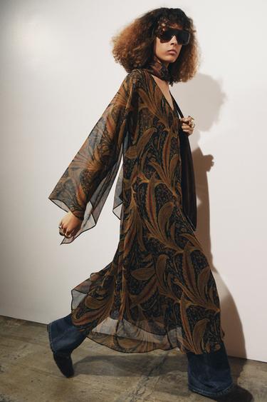 ROBE FOULARD PAISLEY ZW COLLECTION - Multicolore de Zara - Image 1