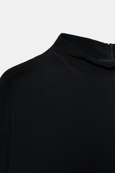 BLOUSE FLUIDE ZW COLLECTION - Noir de Zara - Image 6