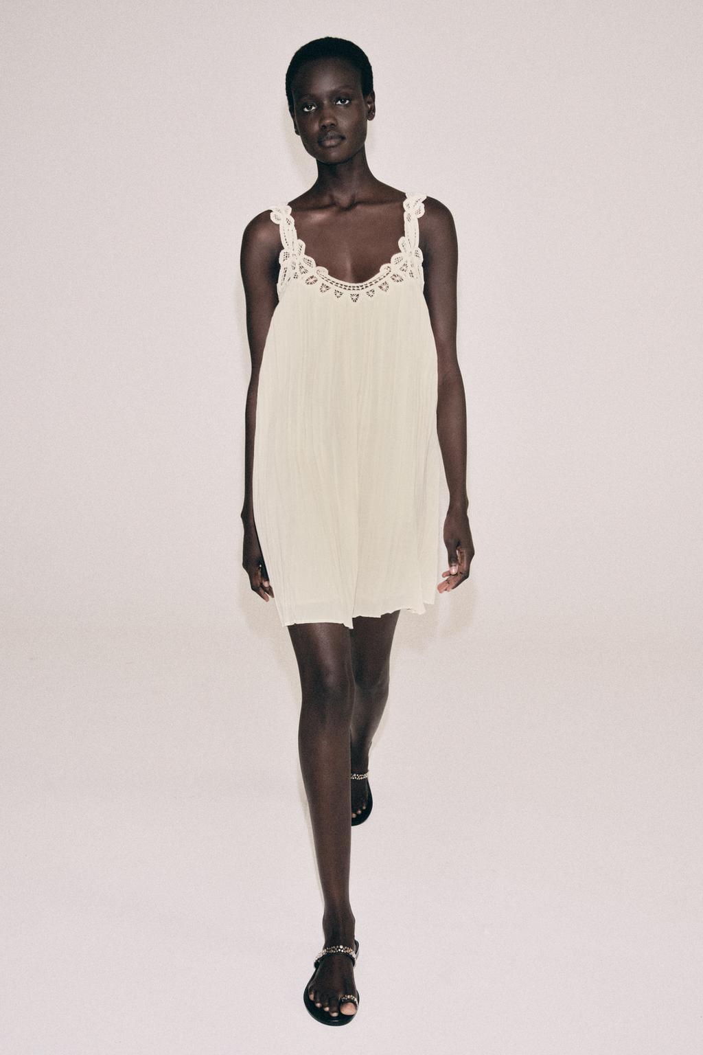 ZW COLLECTION EMBROIDERED STRAP DRESS - image 2