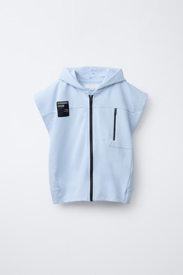 CHALECO SPORTY INTERLOCK - Azul claro de Zara