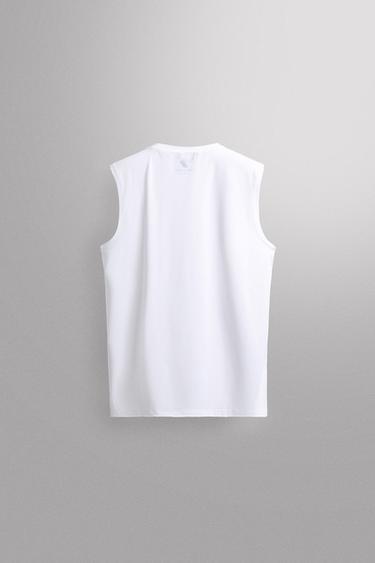 DÉBARDEUR TANK TECHNIQUE - Blanc de Zara - Image 6