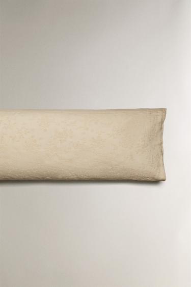 COTTON AND LINEN PILLOWCASE - Ecru by Zara - Image 4
