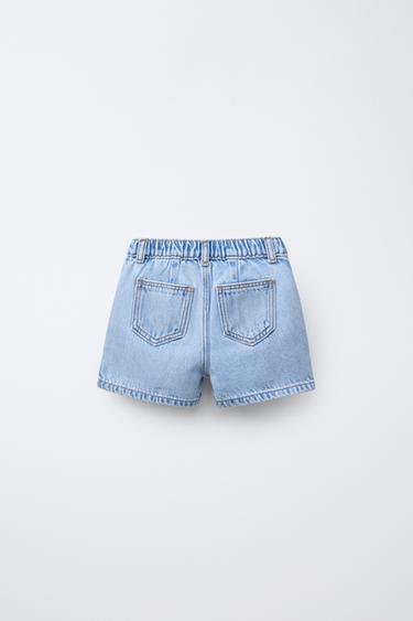 DENIM BERMUDA SHORTS - Light blue by Zara - Image 1