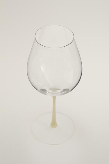 VERRE À VIN BOROSILICATE COULEUR - Jaune de Zara - Image 1