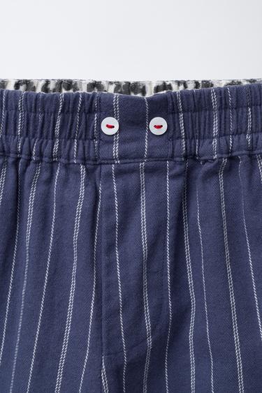 6-14 ANS/ PYJAMA RAYURES ET NŒUD - Bleu de Zara - Image 7