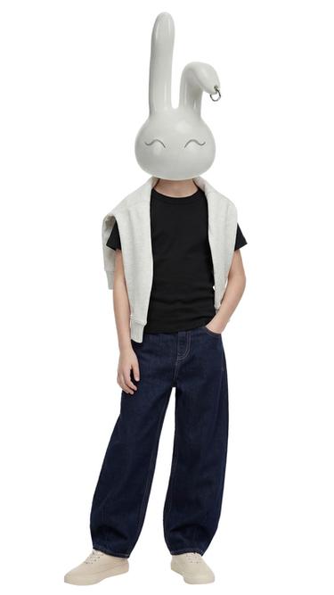 Zara Siyah - DÜZ RENK INTERLOCK T-SHIRT