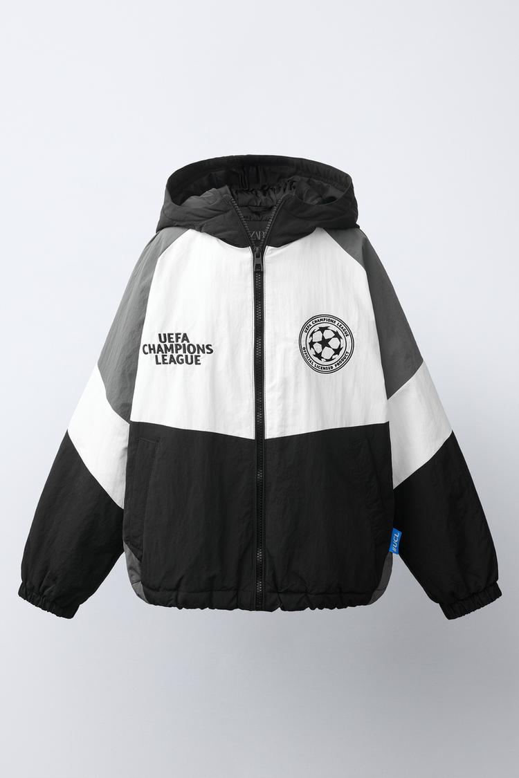 UEFA CHAMPIONS LEAGUE ® COLORBLOCK JACKET — Black