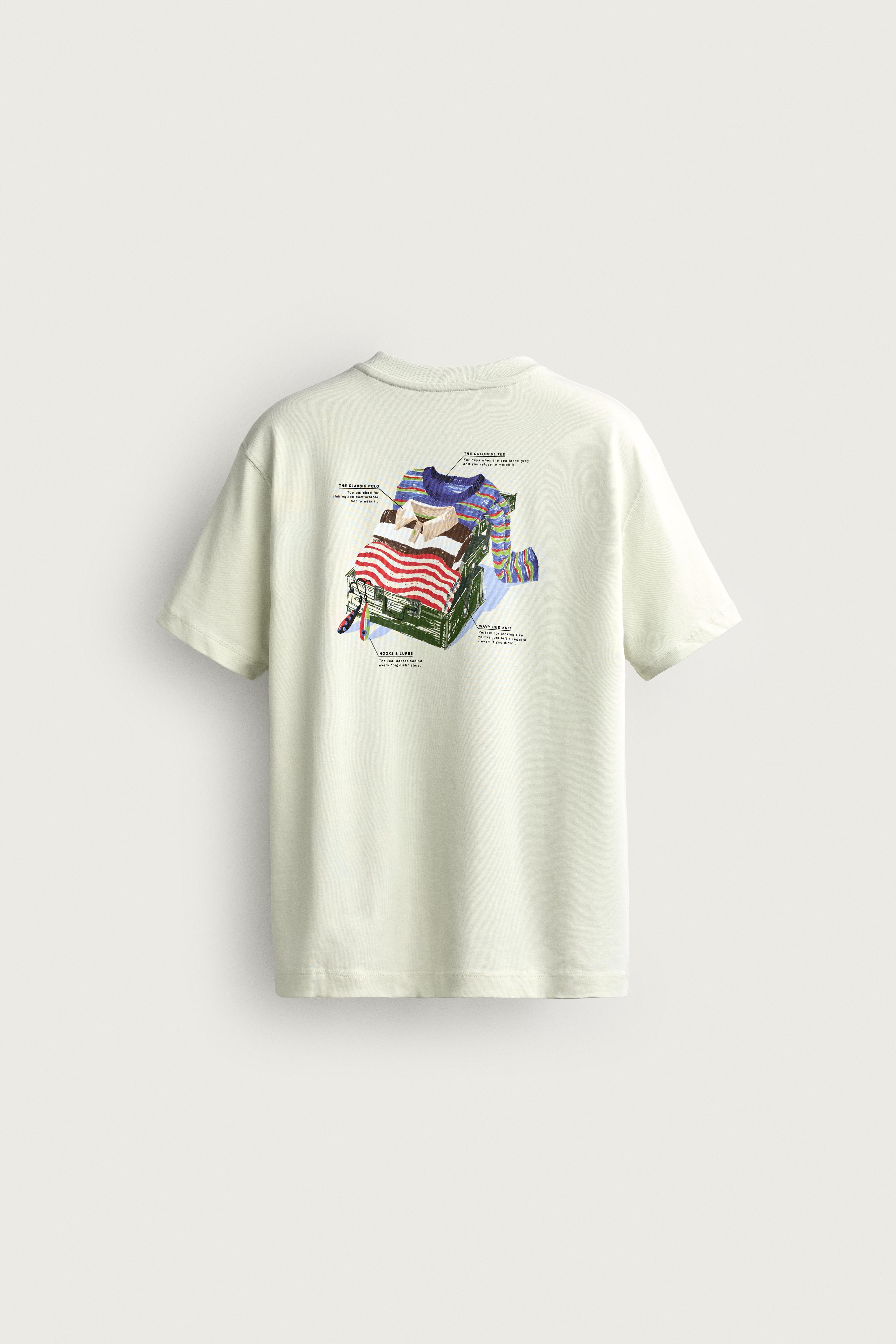 RELAXED FIT HOOK EMBROIDERY T-SHIRT