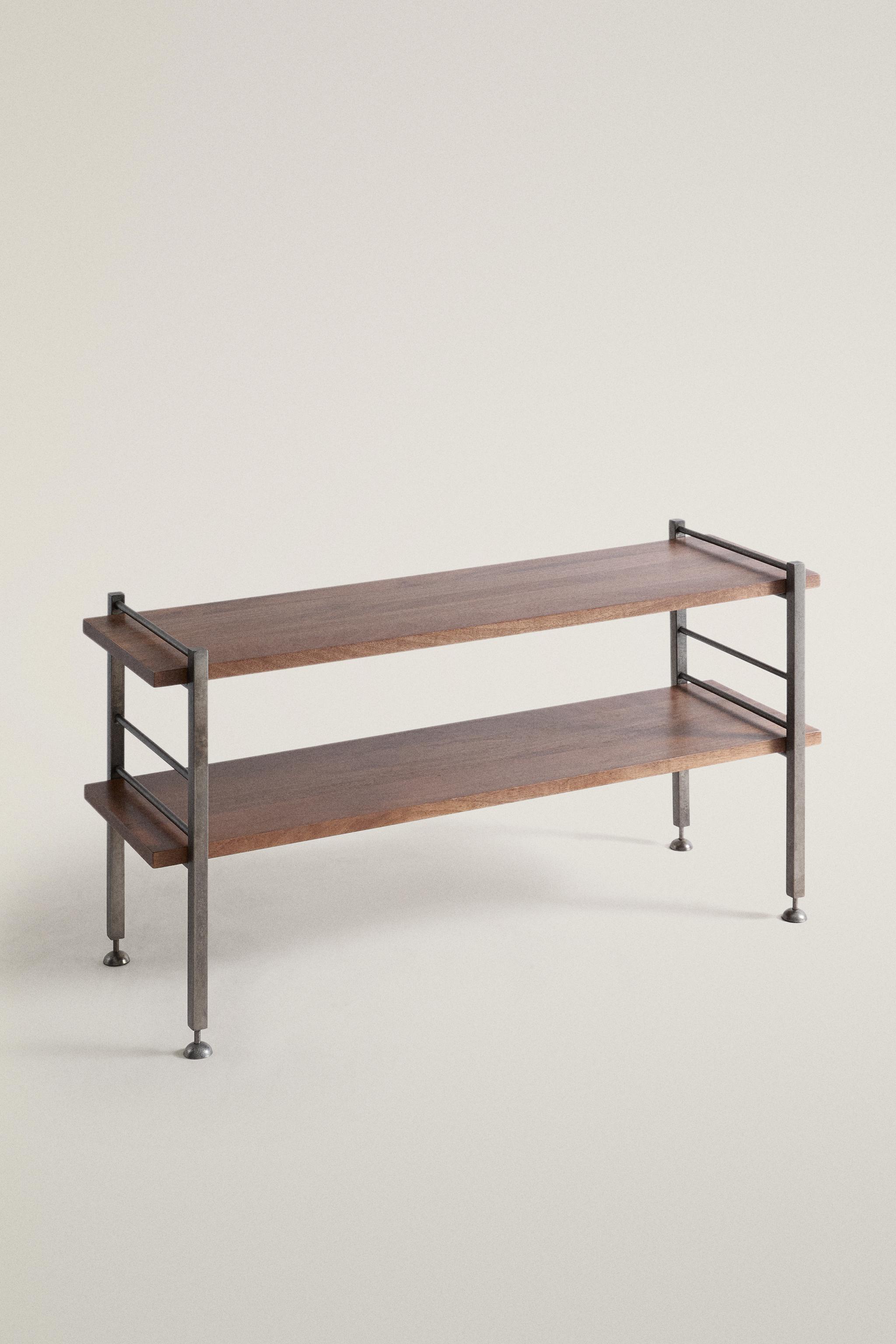 STEEL AND WOOD CONSOLE - Brown | ZARA United States