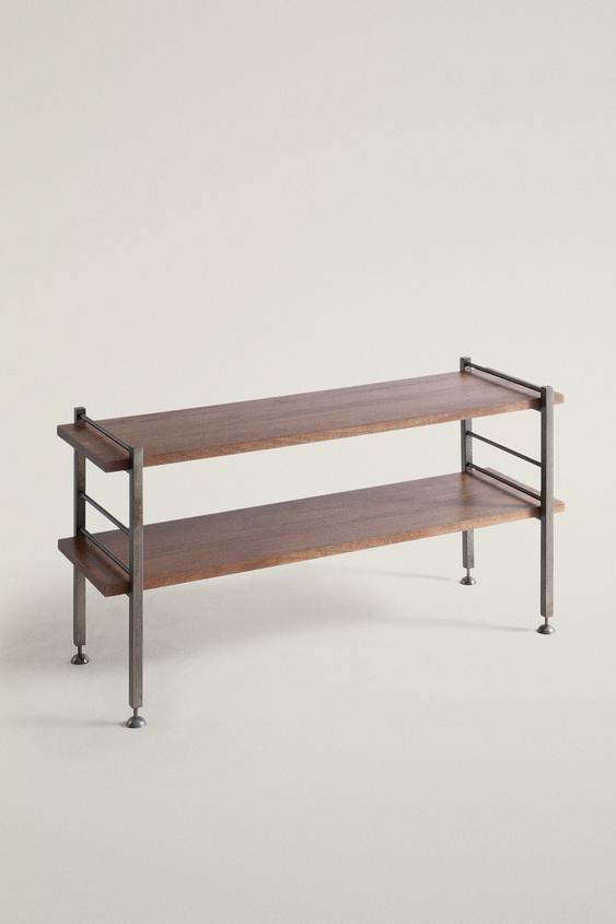 KONSOLE AUS STAHL UND HOLZ - Braun von Zara - Bild 0