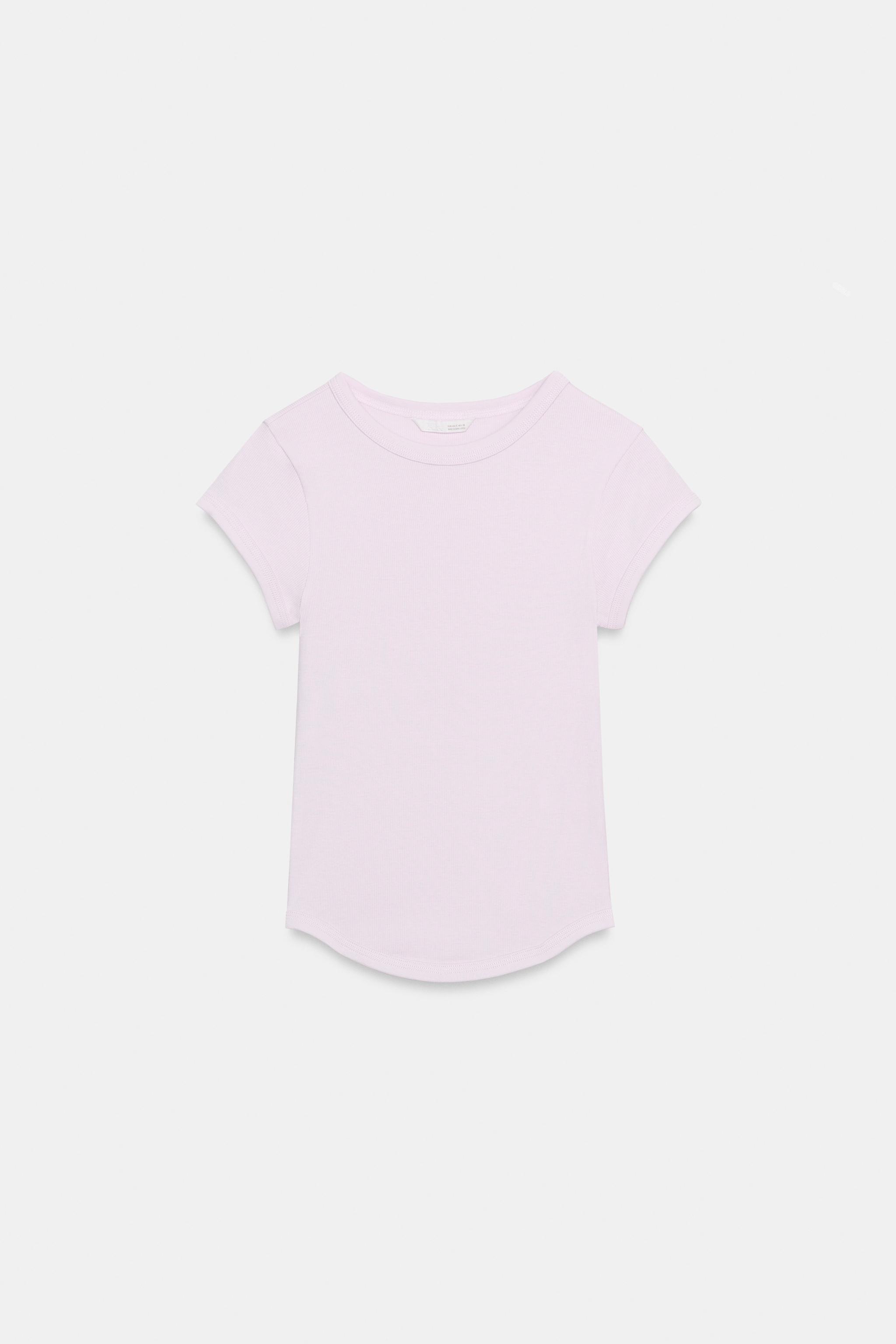 FİTİLLİ KISA KOLLU T-SHIRT - Görsel 6
