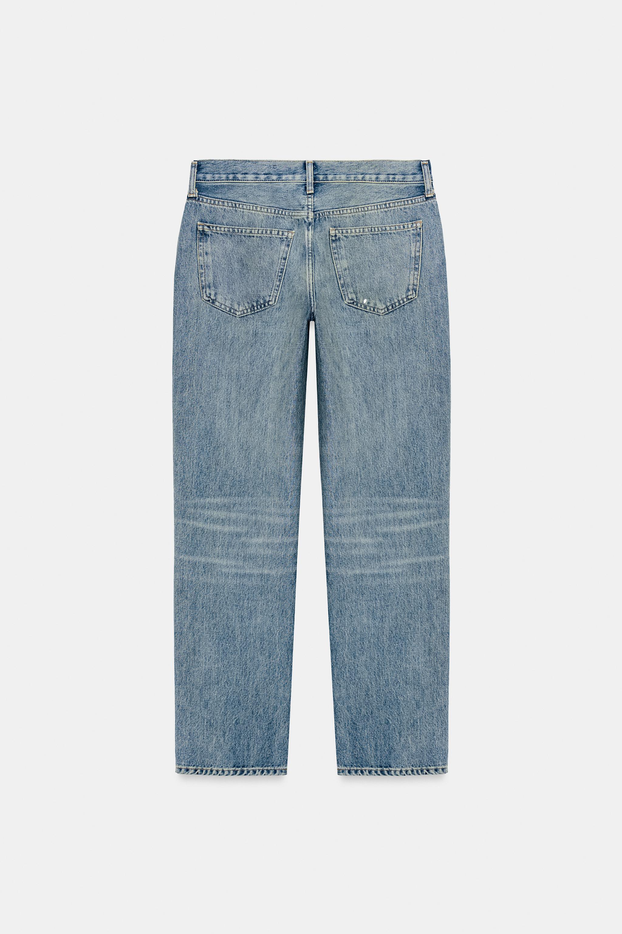 JEAN ZW COLLECTION DROIT TAILLE MOYENNE DÉCHIRÉ