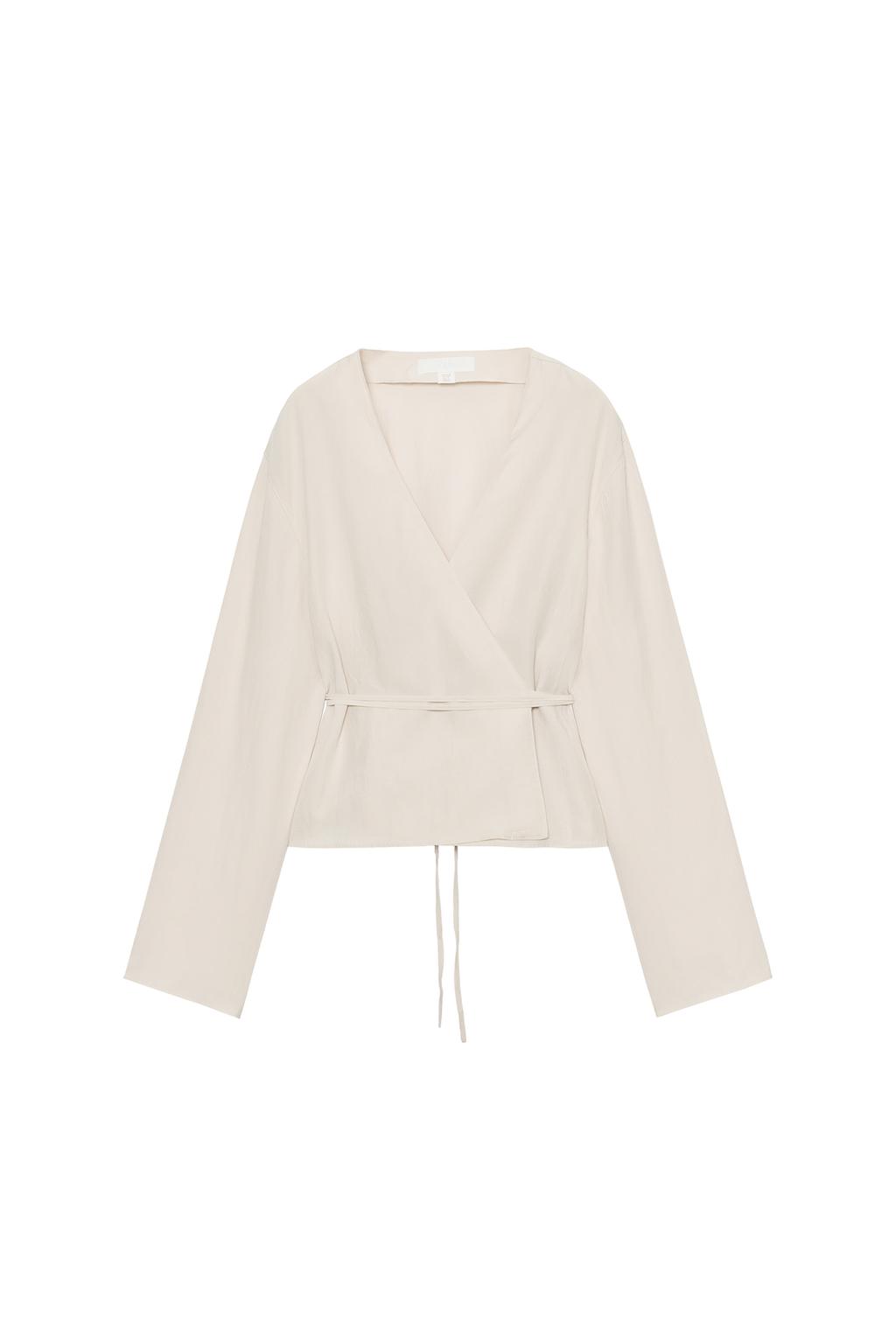 WRAP KIMONO SHIRT - image 3