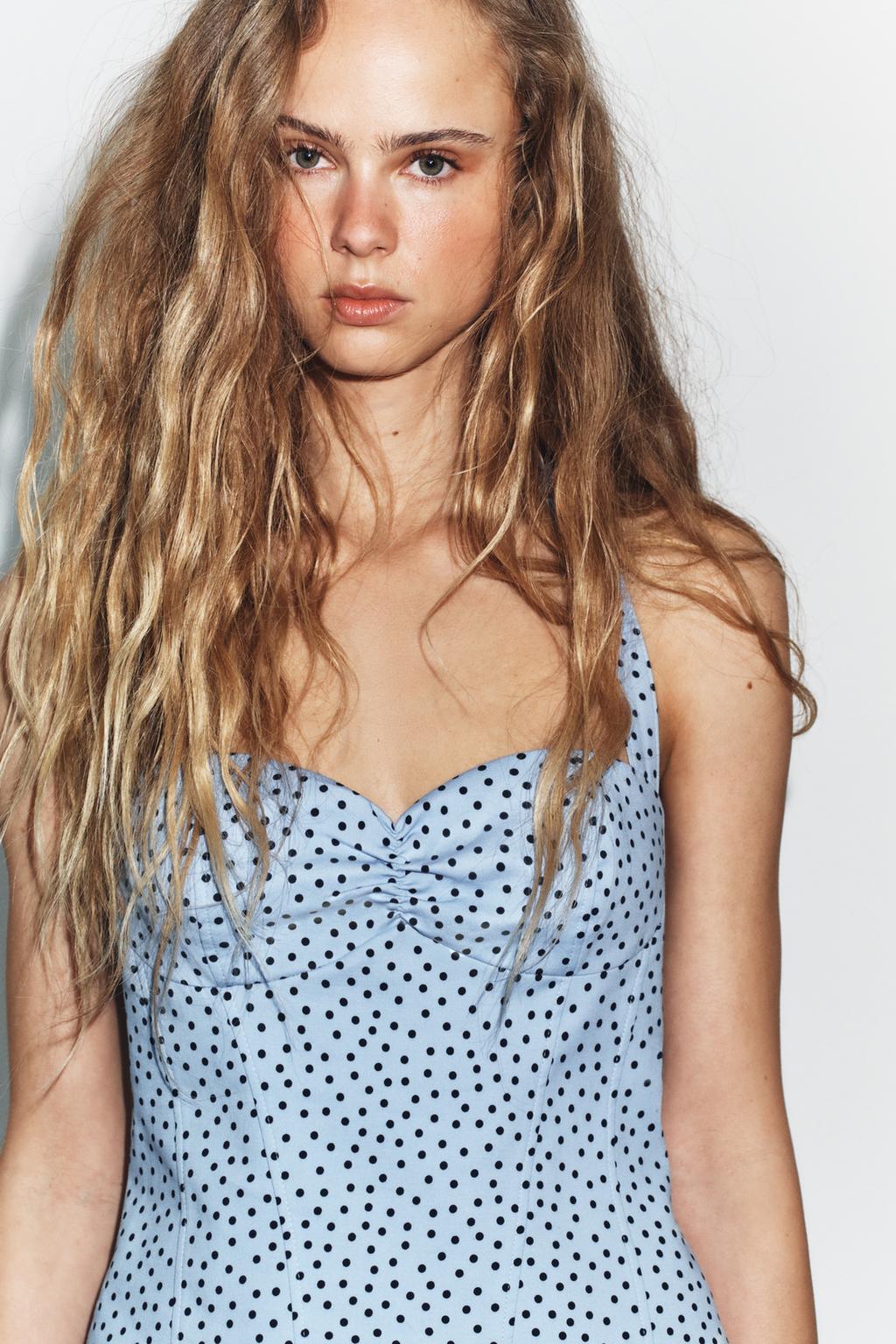 HALTER NECK POLKA DOT TOP - image 2