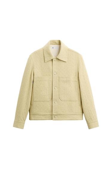 TEXTURED OVERSHIRT