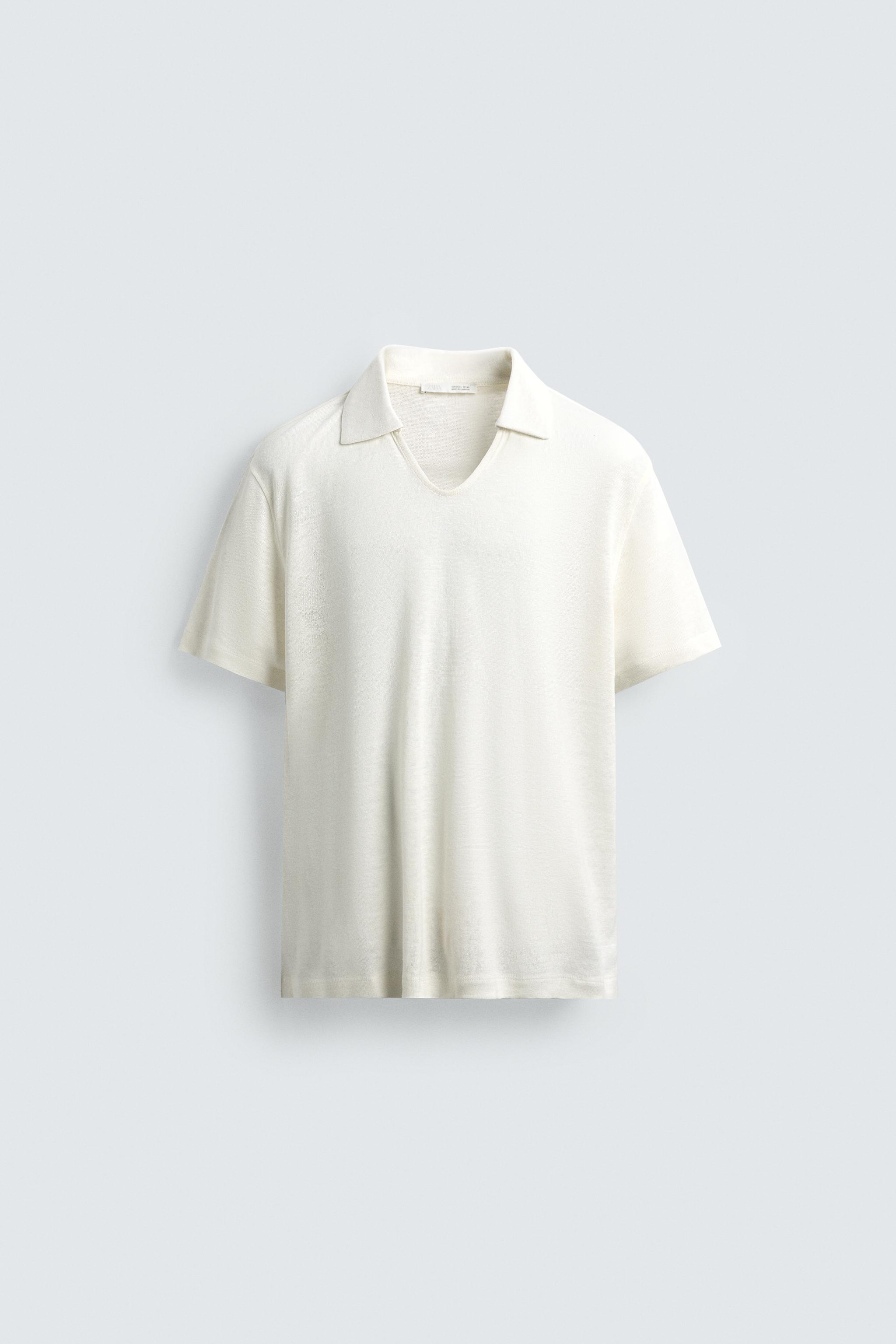 ★ZARA★ VISCOSE BLEND KNIT POLO SHIRT Zara VISCOSE BLEND KNIT POLO SHIRT | Square One