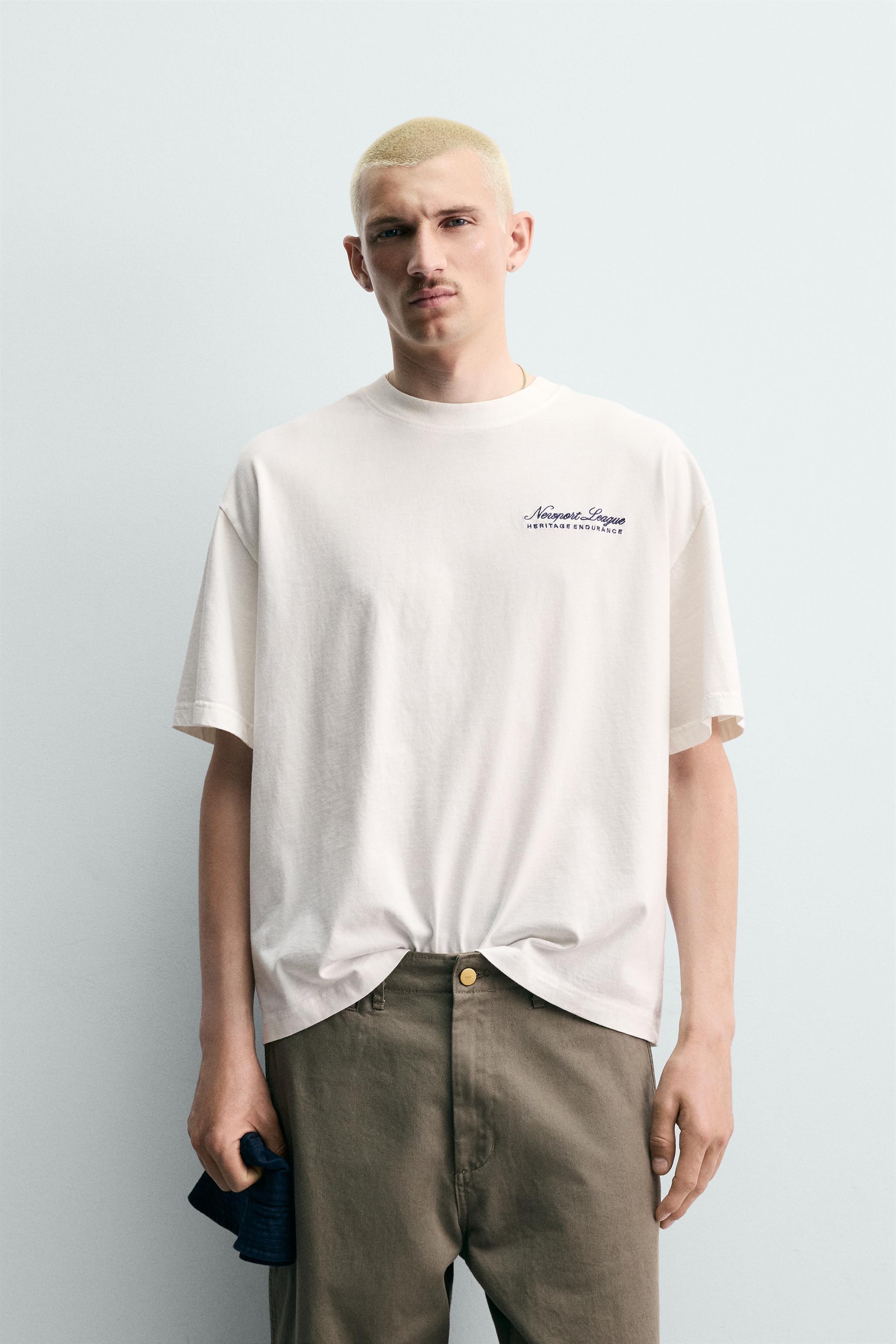 COMBINATION NAUTICAL PRINT T-SHIRT - White | ZARA United States