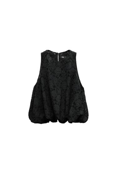 LACE BALLOON TOP