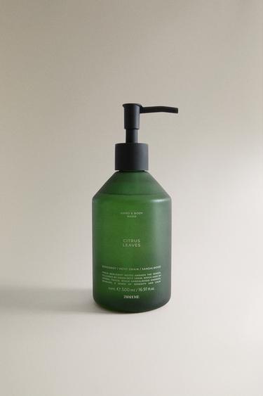(500 ML) CITRUS LEAVES LIQUID SOAP - Mid-green by Zara