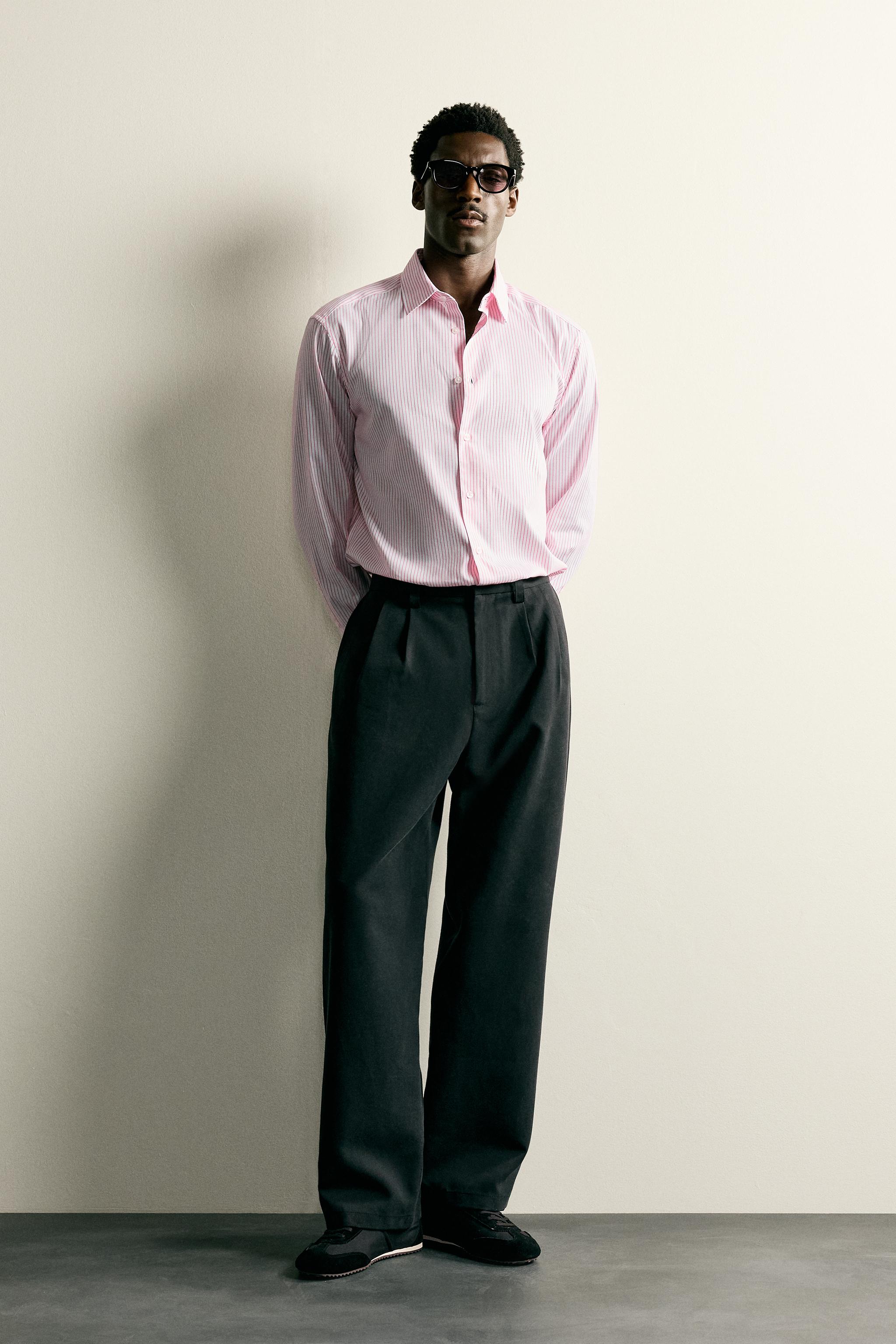 REGULAR FIT TEXTURED SHIRT