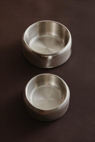 Zara STAINLESS STEEL PET BOWL - Silver