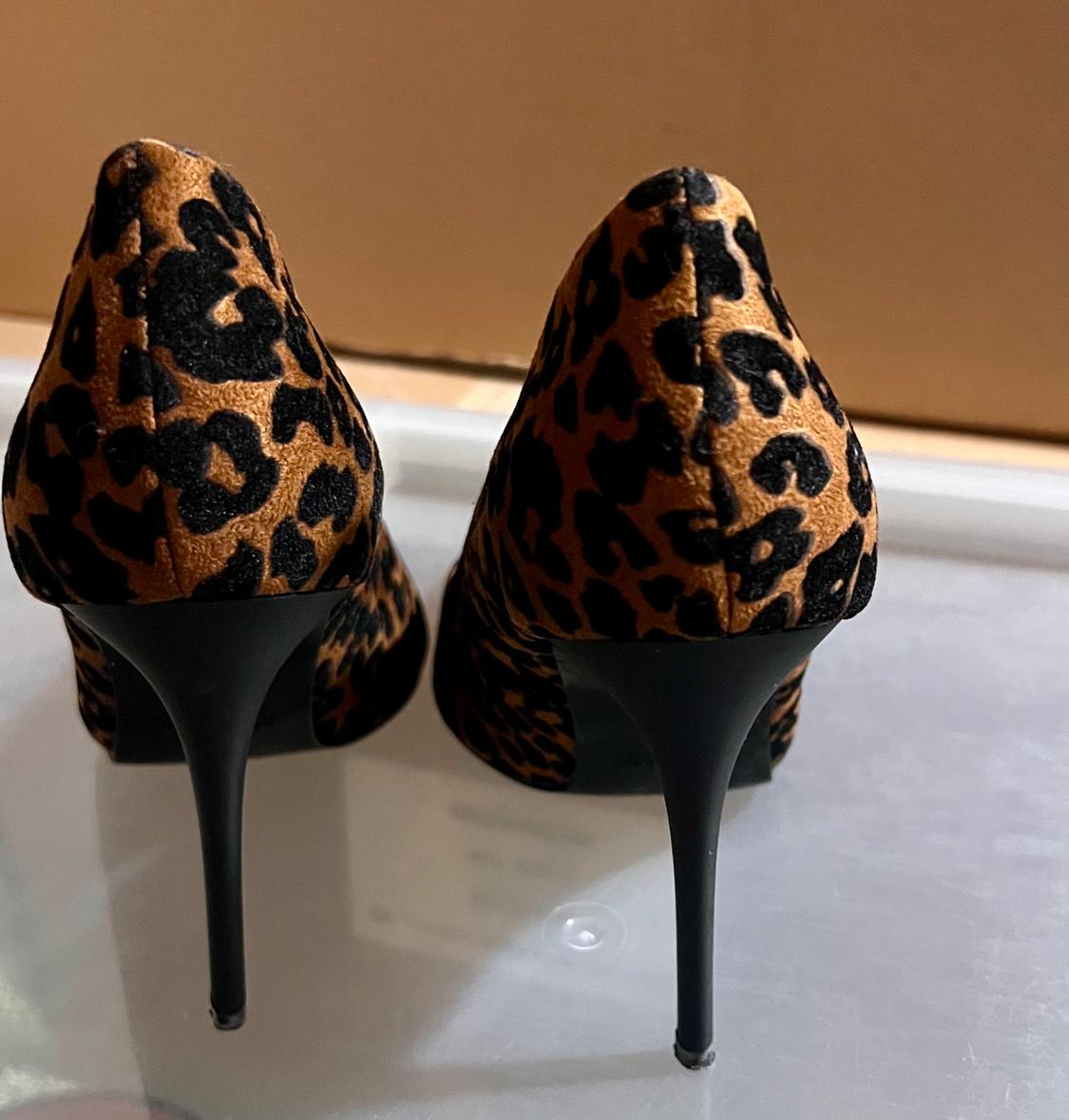 ANIMAL PRINT HIGH HEEL COURT SHOES - Image 3