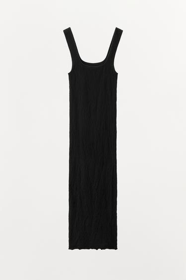 ROBE À BRETELLES SANS COUTURE EN DENTELLE - Noir de Zara - Image 3