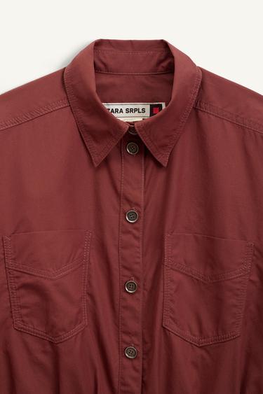 LC SHRT 14 - Maroon by Zara